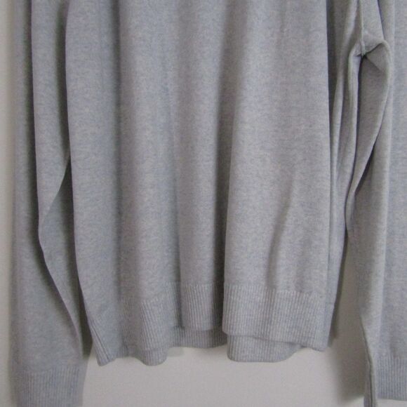 Banana Republic Men's Sweater XXL Gray Merino Wool Capsule Wardrobe Classic Prep - Picture 3 of 10